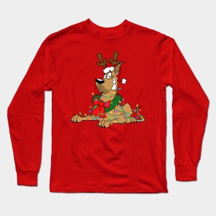 Christmas Dane Long Sleeve T-Shirt